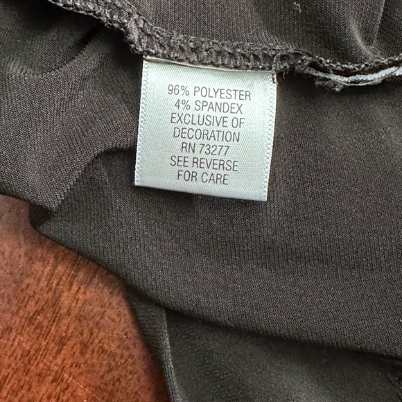 Dana Buchman Black Open Cascade Cardigan - Picture 5 of 7